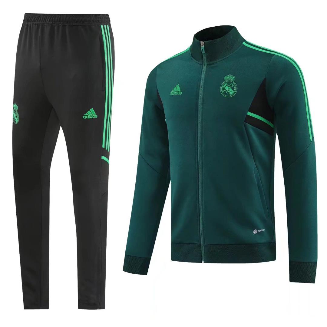 AAA Quality Real Madrid 22/23 Tracksuit - Dark Green